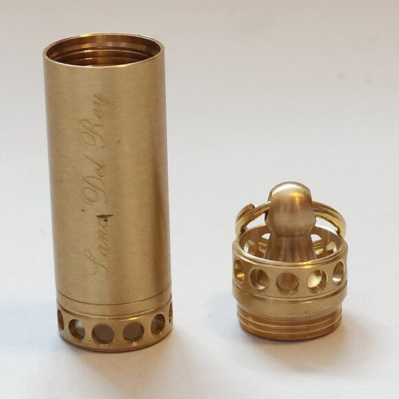 LANA DEL REY Pill Case BNIP Brass Pill Case OFFICIAL MERCH - Picture 1 of 9